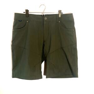 Kuhl Gray Cargo Shorts Outdoor Hiking Gorpcore Pockets Granola Men's size 38